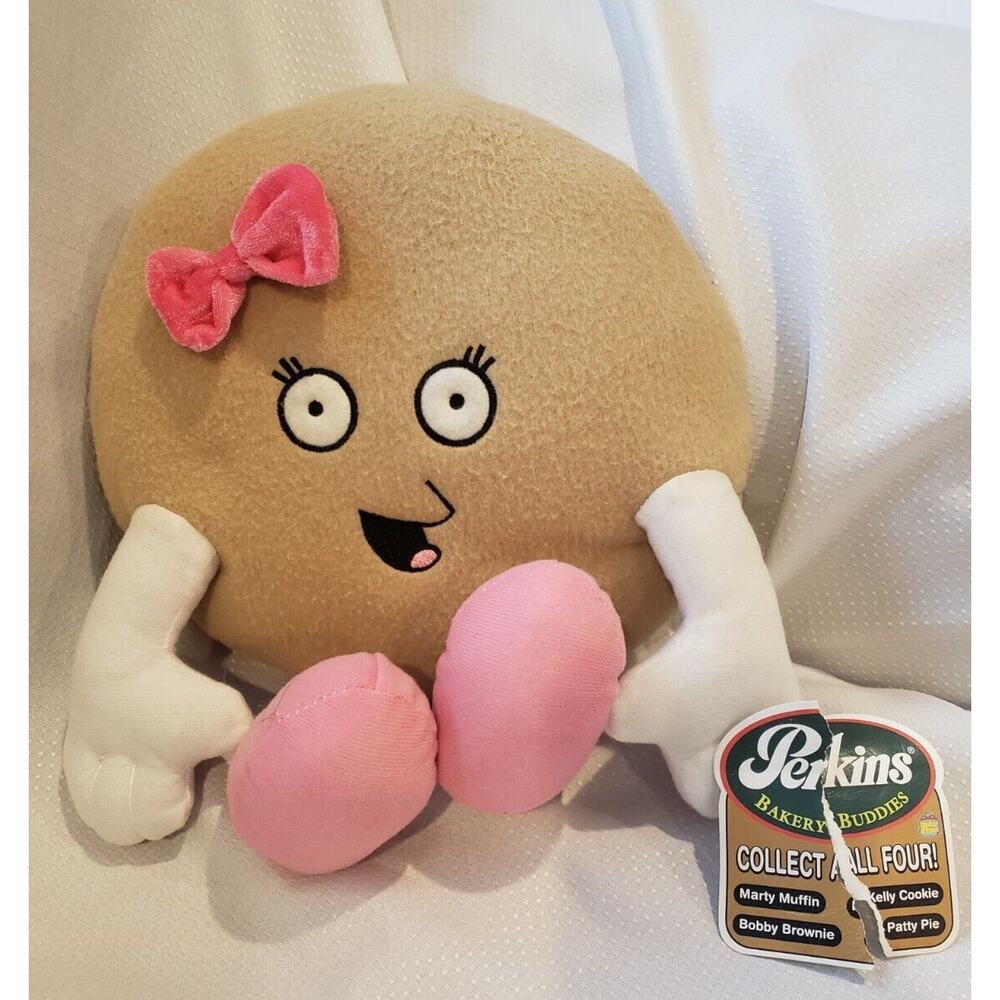 Perkins Bakery Buddies Kelly Cookie Stuffed Plush 13 in * 10 in * 4 in RARE HTF